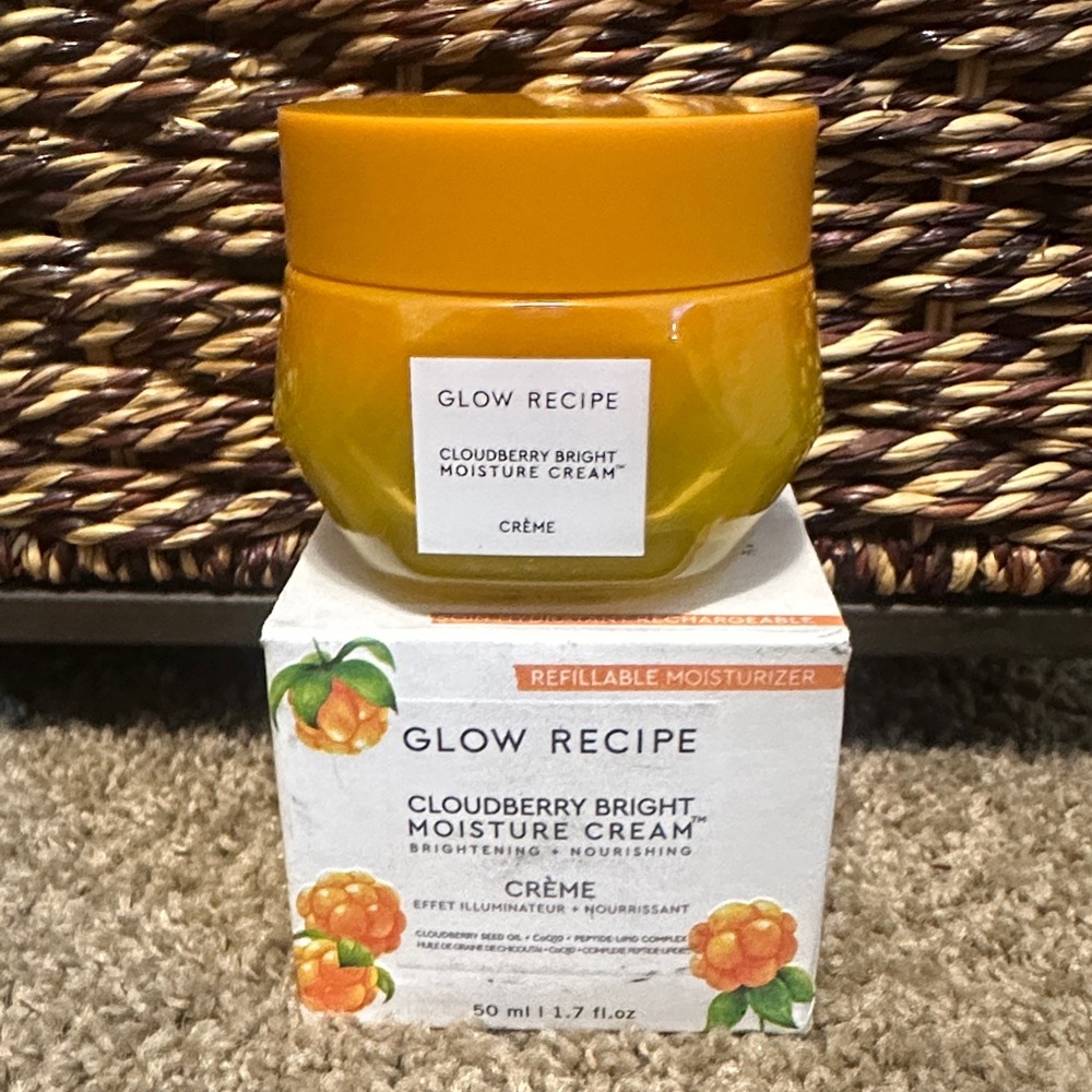 Glow Recipe Cloudberry Cream in Bright Yellow Jar